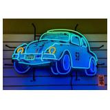 VW Herbie The Love Bug Neon Sign