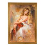 Artwork "Musical Wonder" Oil Painting By R. Tapia