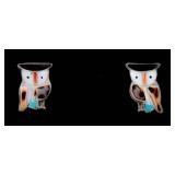 Jewelry Sterling Silver Owl Earrings