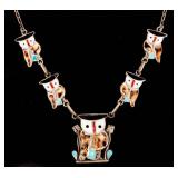 Jewelry Sterling Silver Owl Necklace