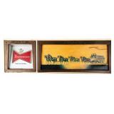 Vintage Budweiser Bar Light