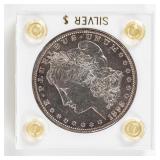 Coin 1898 Morgan Silver Dollar BU DMPL