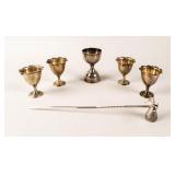 6 Silver-Plated Items