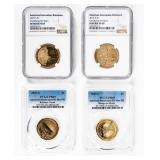 Coin (4) Innovation Dollars PCGS / NGC