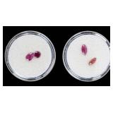 Jewelry Lot of 4 Ruby Gemstones