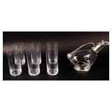 Vintage Duck Decanter and Dior Highball Glasses