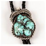 Jewelry Sterling Silver Turquoise Bolo Tie