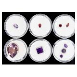 Jewelry Lot Garnet & Amethyst Gemstones