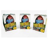 Set of 3 90s Football Card Sets  Fleer
