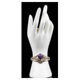 Jewelry Sterling Silver Charoite Cuff Bracelet