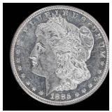 Coin 1885 Morgan Silver Dollar BU DMPL