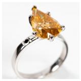 Jewelry Sterling Silver Moissanite Ring