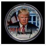 Coin 2020  American Silver Eagle Donald Trump