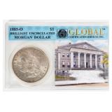 Coin 1885-O Morgan Silver Dollar Global B.U.