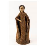 Antique Virgin Mary Catholic Santos Figure