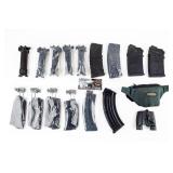 Mixed Lot Of Weapon Mounted Accessories & Mags