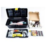 Mixed Lot Of Black Powder Equipment & Toolbox