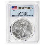 Coin 2023 American Silver Eagle PCGS MS70