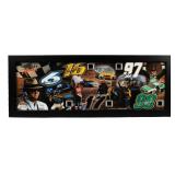 Framed NASCAR Memorabilia