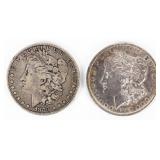Coin (2) Morgan Silver Dollars 1879 & 1889