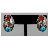 Jewelry Sterling Silver Turquoise Earrings