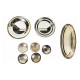 Lot of 8 Antique Silver Plate Home Accents