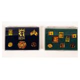 Two Statue of Liberty Pin Sets