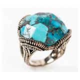 Jewelry Sterling Silver Turquoise Ring