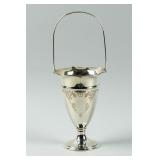 Shreve & Co. Sterling Silver Flower Basket Vase
