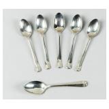 Sterling Silver Demitasse Spoons  6 Pcs