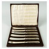 Antique Sterling Silver Knife Set - 6 Pcs