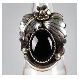 Jewelry Sterling Silver Onyx Ring