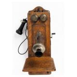 1901 Kellog Wall Mount Crank Telephone