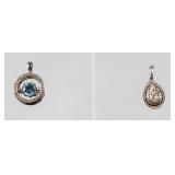 Jewelry Sterling Silver Diamond Pendants
