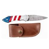 Knife Damascus Blade Hand Made Custom Knife