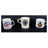 Set of 3 Vintage Mugs