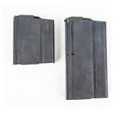 Lot Of 2 Original AR-10 Armalite Magazines 10 & 20