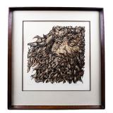 Joseph Fay 'Green Man� Framed Serigraph Print