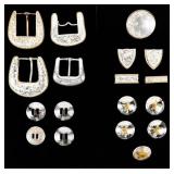 Vintage Belt Buckle Set / Accessories