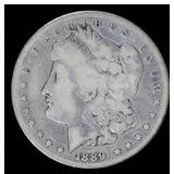 Coin 1889-CC Morgan Silver Dollar in Good*