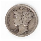 Coin 1921-D Mercury Dime in Good  Key Date