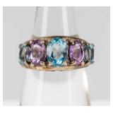 Jewelry Sterling Silver Rhinestone Ring
