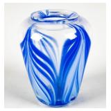 Trish Dalto Signed Glass Vase