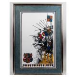 Vintage Medieval Travel Poster Art