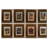 Set of 8 "The American Soldier" Illustrations