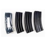 Lot Of 4 H&K AR-Pattern Stanag Magazines 5.56/.223