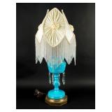 Victorian-Inspired Beaded Fringe Prism LampWorks!