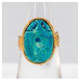 Jewelry 14kt Yellow Gold Scarab Ring