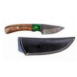 Knife Damascus Blade Hand Made Custom Knife