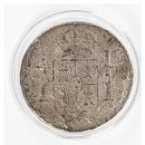 Coin Genuine 8 Reales Pillar Dollar Shipwreck